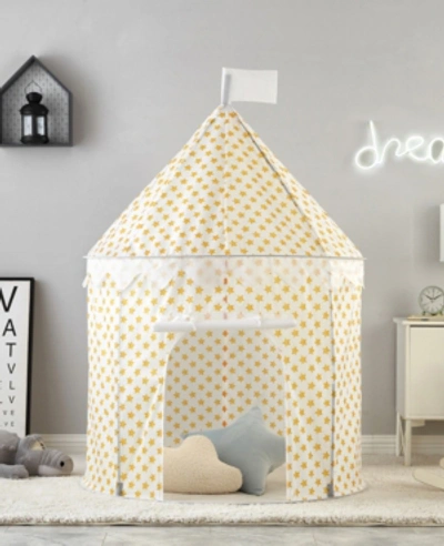 Furniture Heritage Club Circular Kids Play Tent In Yellow Star
