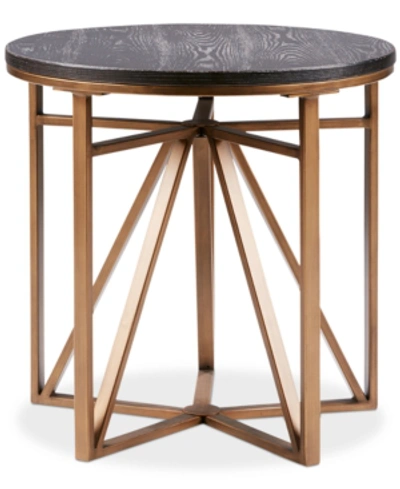 Furniture Macsen End Table In Antique Bronze