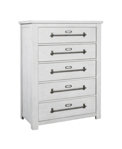 Furniture Blythe 5-drawer Chest In White