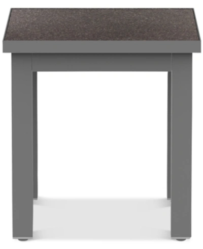 Furniture Carleese Outdoor End Table With Cal Sil Top