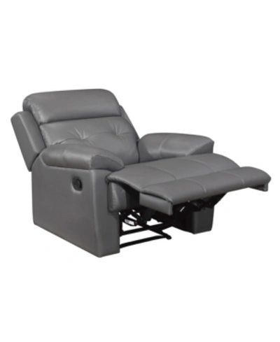 Furniture Lance Recliner In Dark Gray