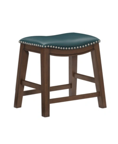 Furniture Gilman 18" Height Saddle Stool In Green