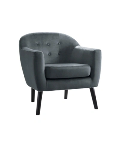 Furniture Mentor Accent Chair In Gray