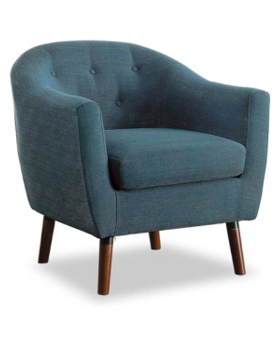 Furniture Flett Accent Chair In Blue