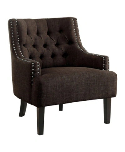 Furniture Orbit Accent Chair In Brown