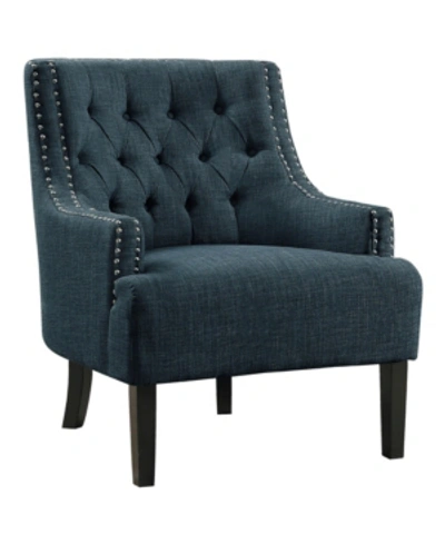Furniture Orbit Accent Chair In Indigo
