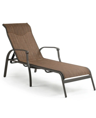 Furniture Oasis Aluminum Outdoor Chaise Lounge, Created For Macy's