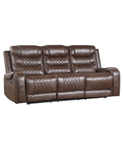 Furniture Bailey Reclining Sofa In Brown
