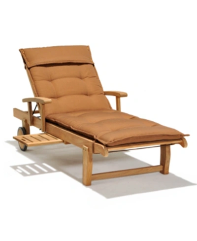 Furniture Bristol Teak Outdoor Chaise Lounge