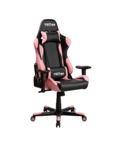 Furniture Techni Sport Gaming Chair In Pink