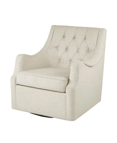 Furniture Qwen Swivel Chair In Tan
