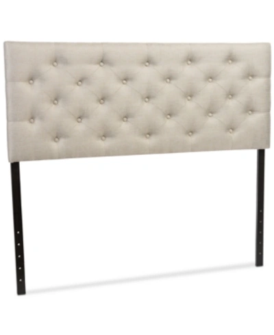 Furniture Eriete Queen Headboard In Light Beig