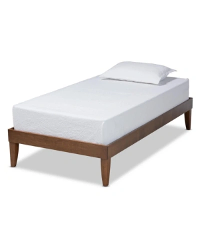 Furniture Lucina Bed - Twin In Brown