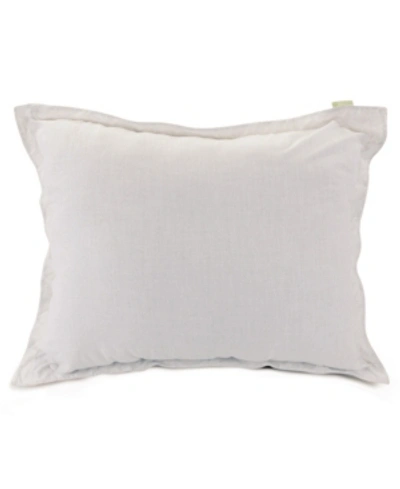 Majestic Home Goods Wales Comfortable Soft Floor Pillow Extra Large 54" X 22" In Off-white