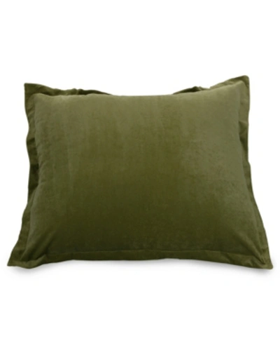 Majestic Home Goods Villa Extra Large Decorative Floor Pillow, 44" X 54" In Olive