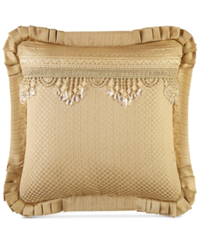 J Queen New York Napoleon Decorative Pillow, 20" X 20" In Gold