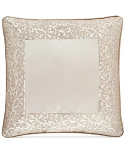J Queen New York La Scala Decorative Pillow, 18" X 18" In Gold
