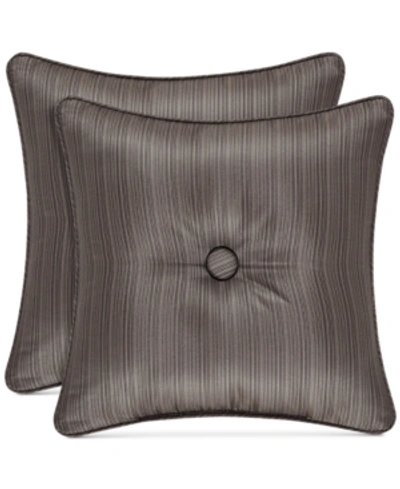J Queen New York Astoria Decorative Pillow, 16" X 16" In Mink