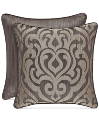 J Queen New York Astoria Decorative Pillow, 18" X 18" In Mink