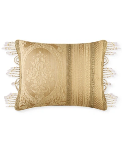 J Queen New York Napoleon Boudoir Decorative Pillow, 20" X 15" In Gold