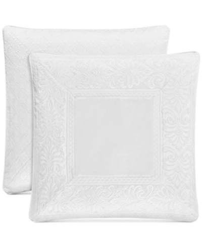 J Queen New York Bianco Sham, European In White