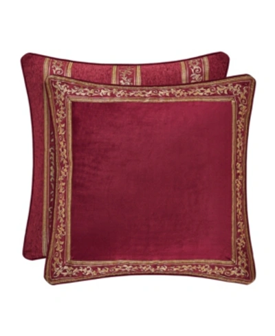 J Queen New York Maribella Sham, European In Crimson