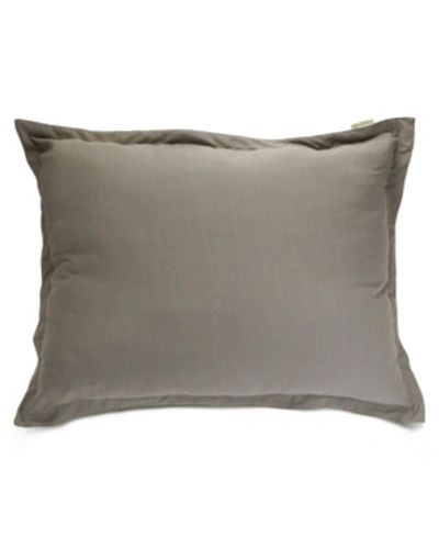 Majestic Home Goods Wales Comfortable Soft Floor Pillow Extra Large 54" X 22" In Gray