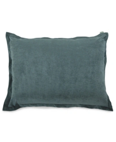 Majestic Home Goods Villa Comfortable Soft Floor Pillow Extra Large 54" X 22" In Evergreen