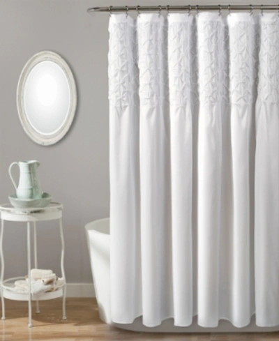 Lush Decor Bayview 72" X 72" Shower Curtain In White