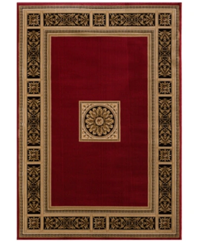 Km Home Sanford Milan 7'10" X 10'10"area Rug, Created For Macy's In Red