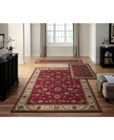 Km Home Roma Isfahan 3-pc. Rug Set In Red