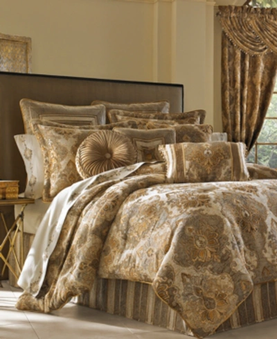 J Queen New York Bradshaw 4-pc. Queen Comforter Set Bedding In Natural