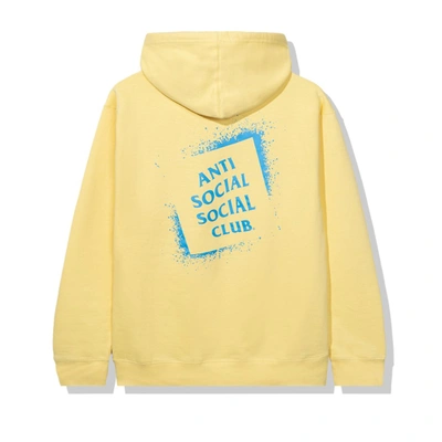 Pre-owned Anti Social Social Club  Toy Hoodie Yellow