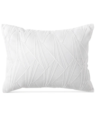 Dkny Refresh Embroidered 12" X 16" Decorative Pillow In White