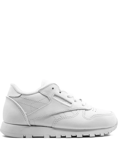 Reebok Kids' Classic Leather Sneakers In White/white/white