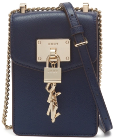 Dkny Elissa Phone Crossbody In Eggshell