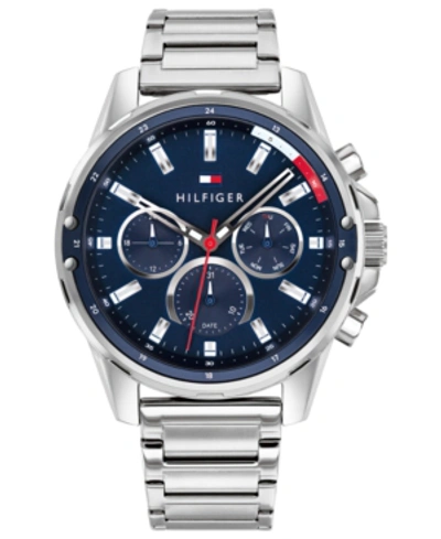 Tommy Hilfiger Men's Stainless Steel Bracelet Watch 44mm In Silver