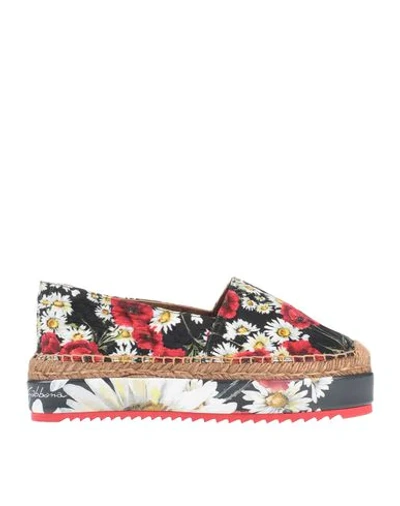 Dolce & Gabbana Espadrilles In Black