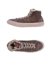 Pantofola D'oro High-top Sneakers In Dark Brown