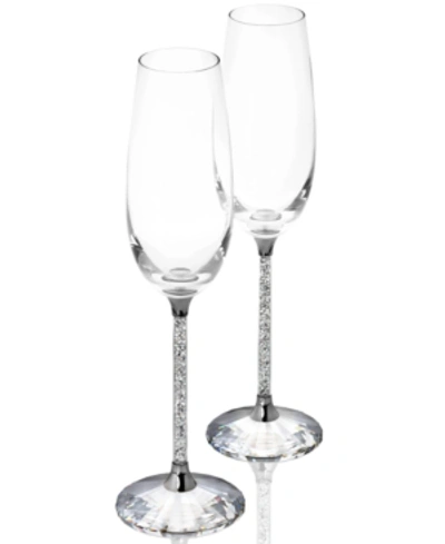 Swarovski Crystalline Champagne Flutes, Set Of 2
