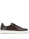 Magnanni Costa Leather Low Top Sneaker In Blue