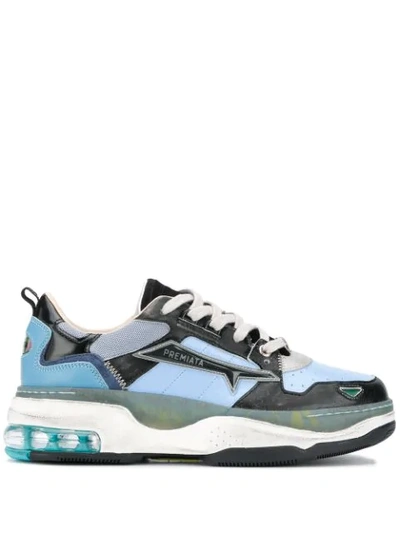 Premiata Draked Low-top Trainers In Blue