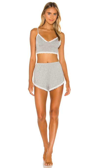 Superdown Kyra Sleep Set In Heather Grey