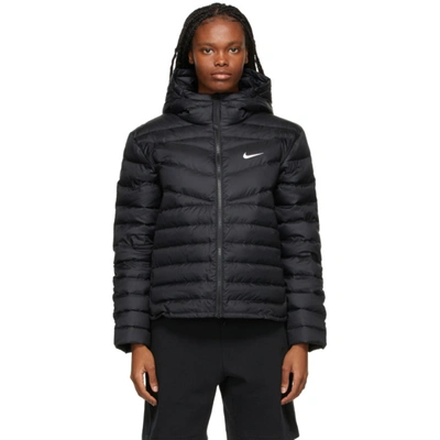 Nike Sportswear Down-fill Women's Windrunner Jacket In Black/black/white