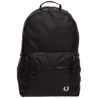 Fred Perry Rucksack Backpack Travel In Nero