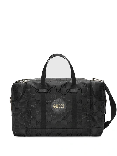 Gucci Off The Grid Gg Supreme Duffle Bag In Black