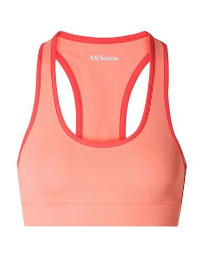 All Access Tops In Salmon Pink