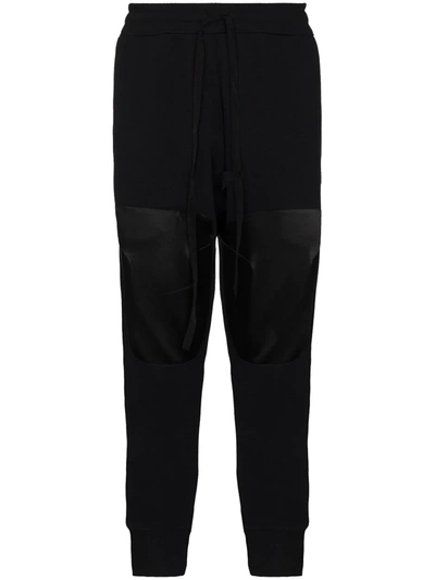 Nahmias Gym Panelled-design Track Trousers In Black