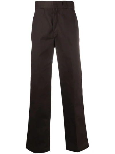 Dickies Loose Fit Wide Leg Trousers In Brown