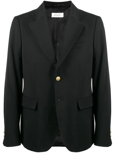 Wales Bonner Single-breasted Tailored Blazer In Black